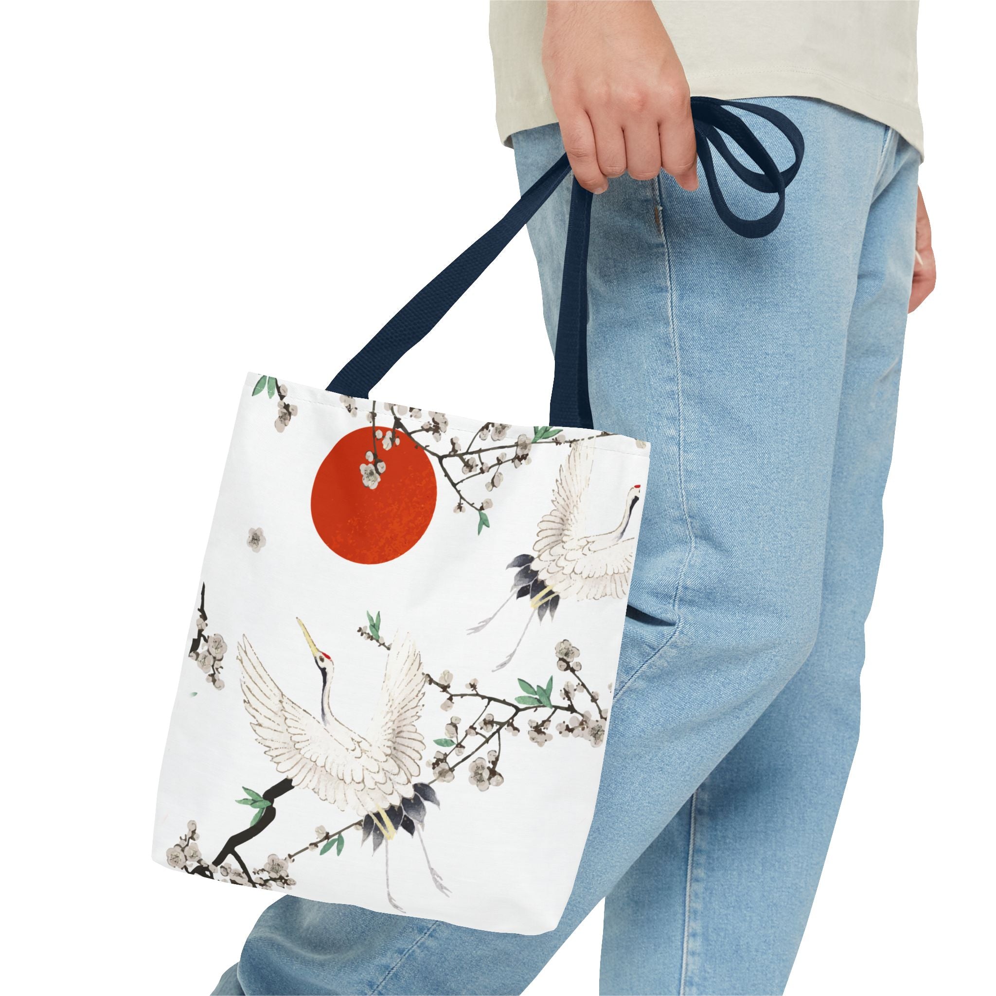 Dancing of the cranes-Tote Bag (AOP)