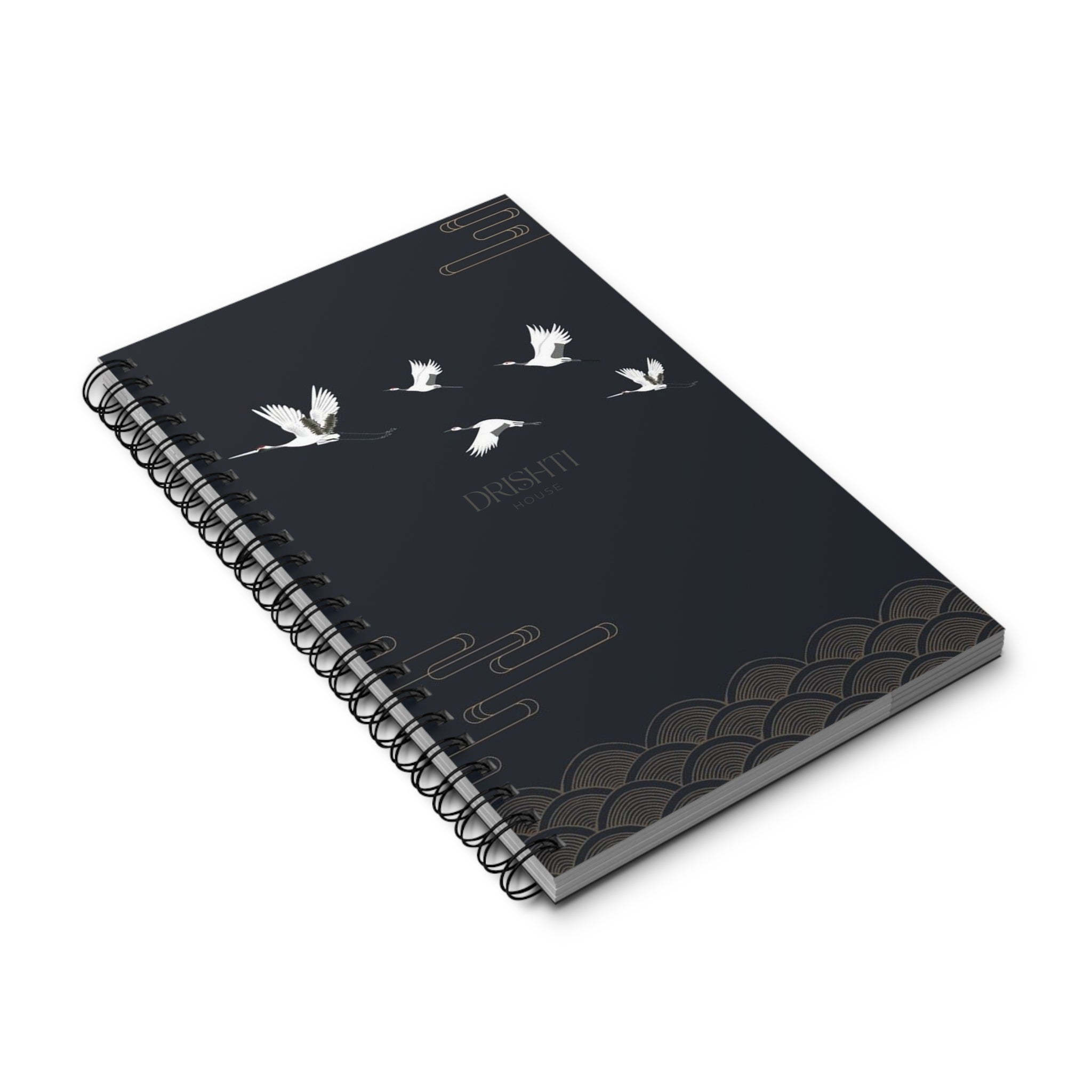Black/White Spiral Journal - Task