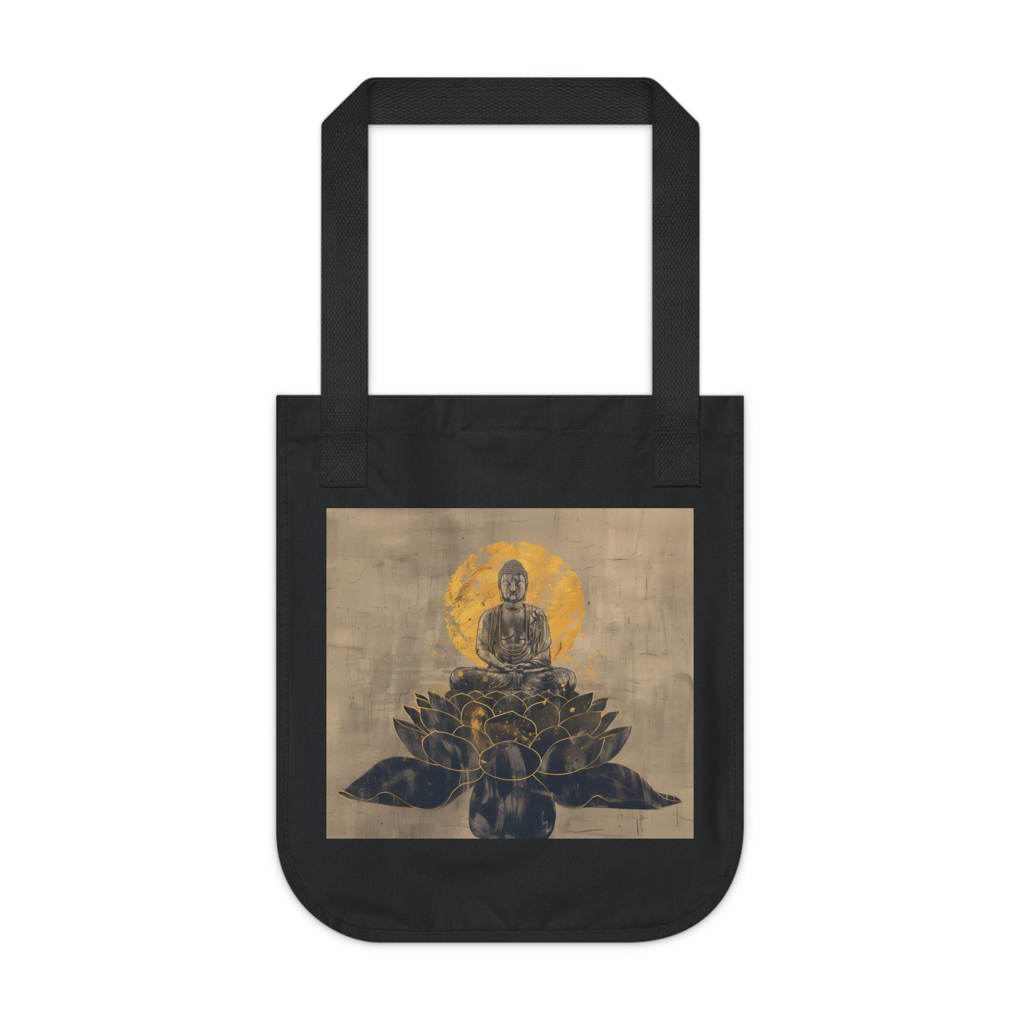 Awakened Lotus Organic Cotton Canvas Tote Bag