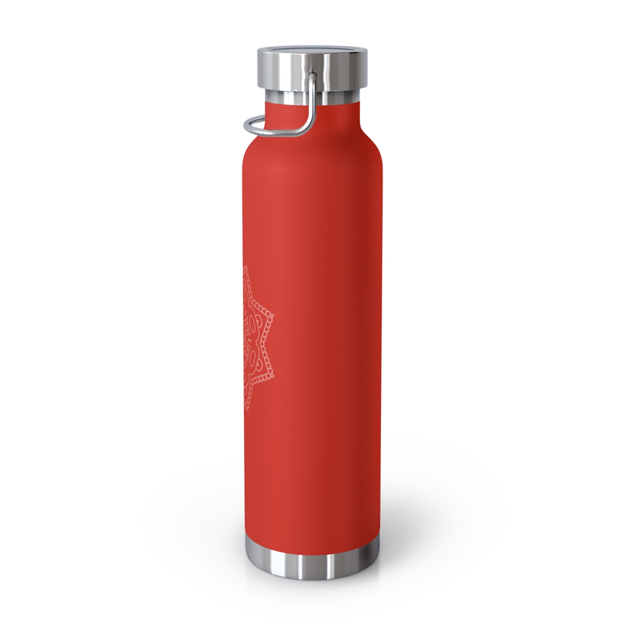 Crimson Mandala - Copper Vacuum Insulated Bottle, 22oz