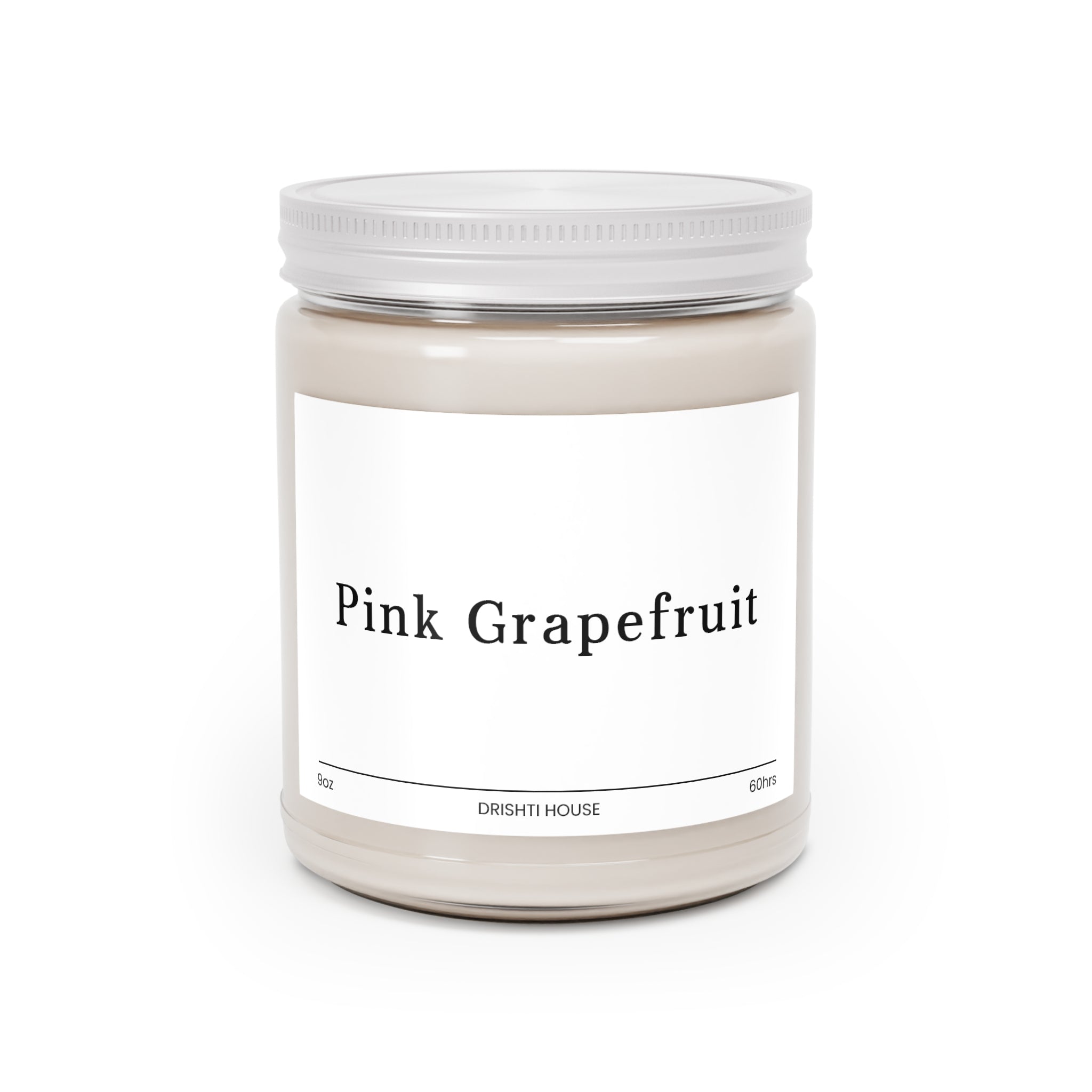 9oz Natural Scented Candles - Pink Grapefruit Scent