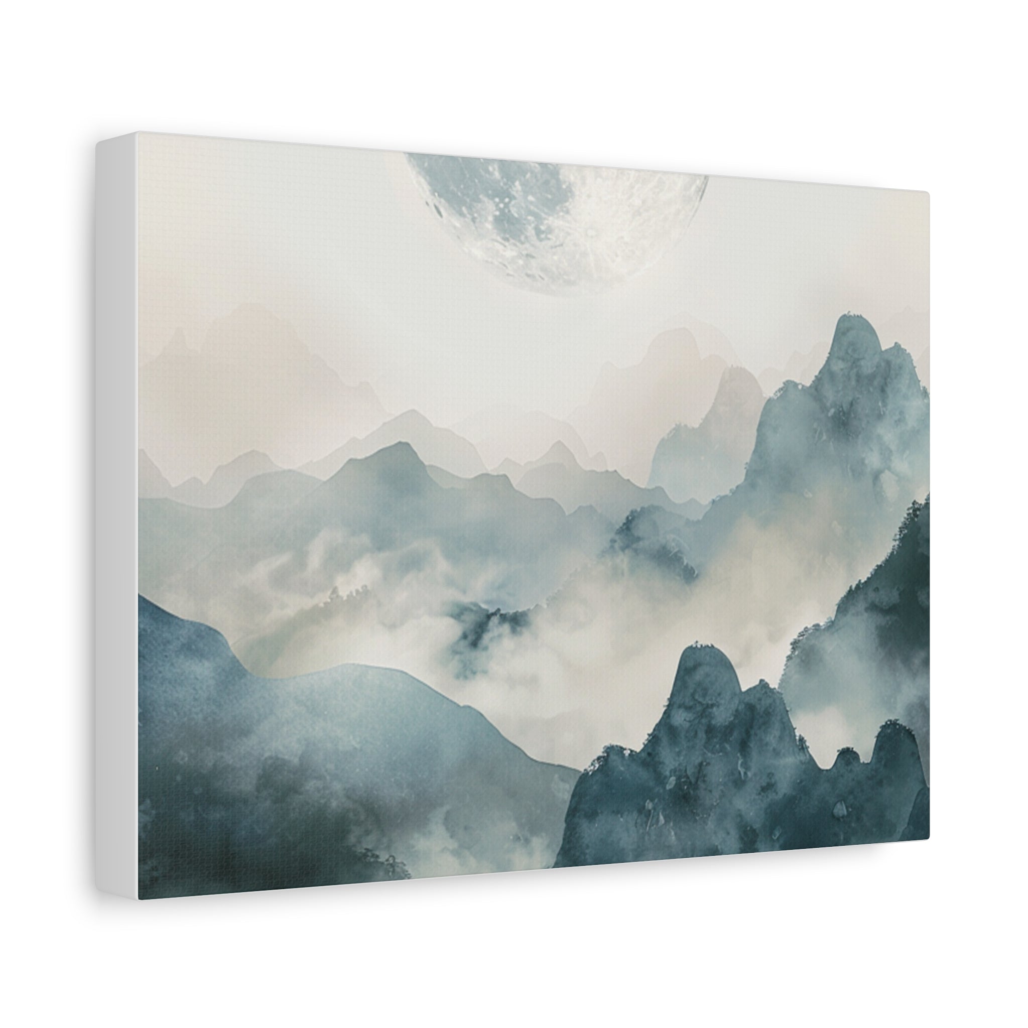 Full Blue Moon - Matte Canvas, Stretched, 1.25"