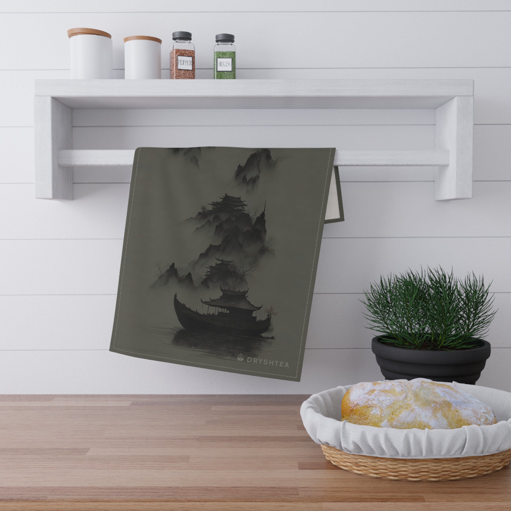 Moonlight Trail Tea Towel