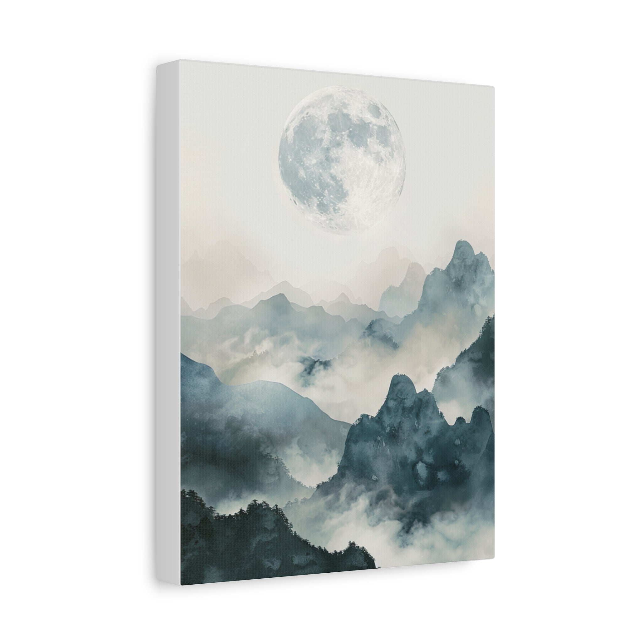 Full Blue Moon - Matte Canvas, Stretched, 1.25"