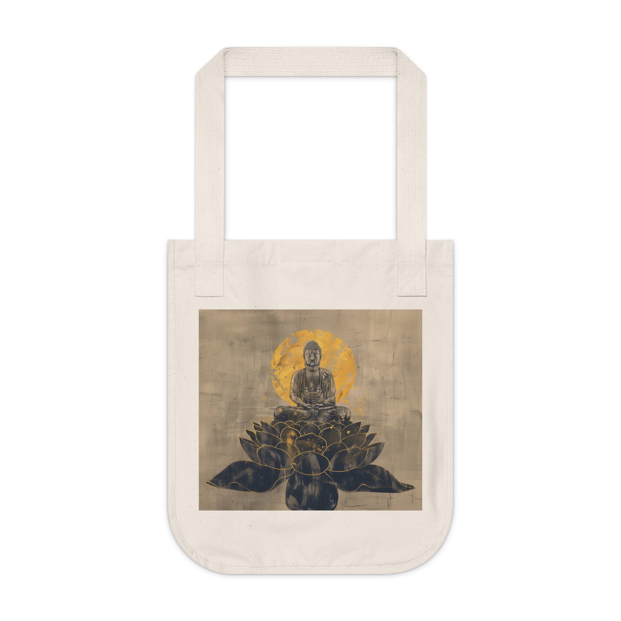 Awakened Lotus Organic Cotton Canvas Tote Bag