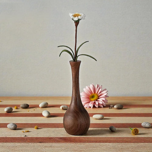 Single Stem Walnut Vessel