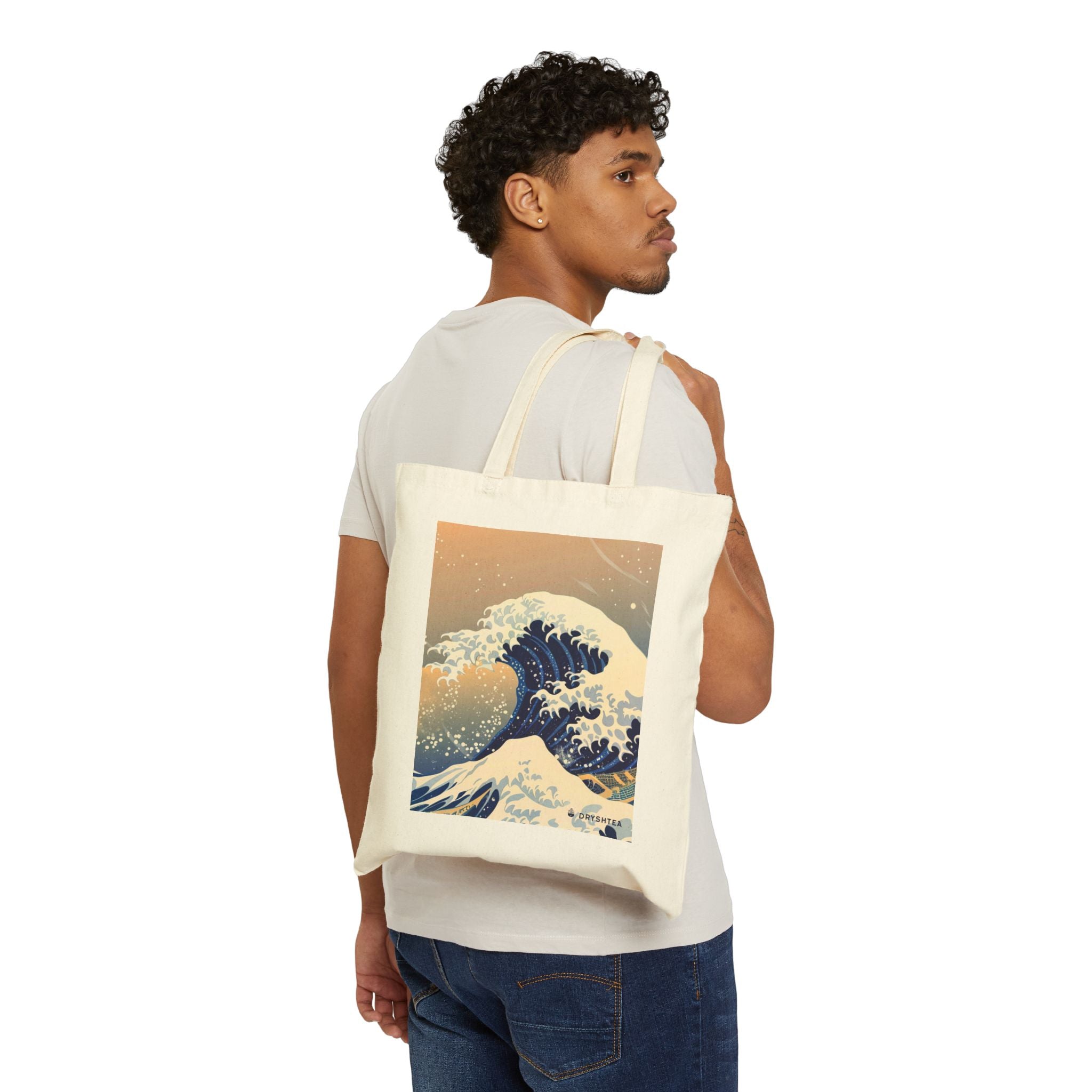 Hokusai Cotton Tote