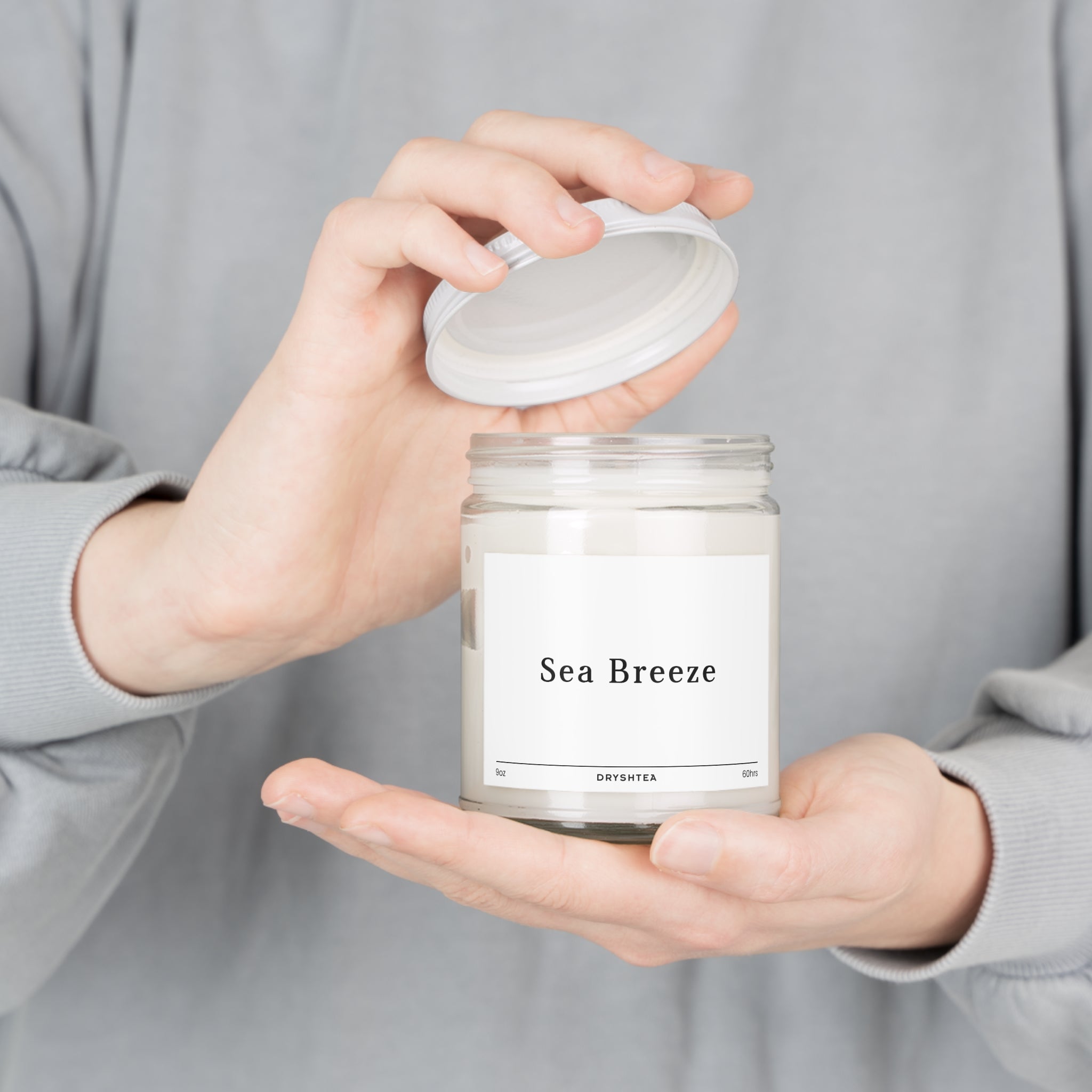 9oz Natural Scented Candles - Sea Breeze Scent