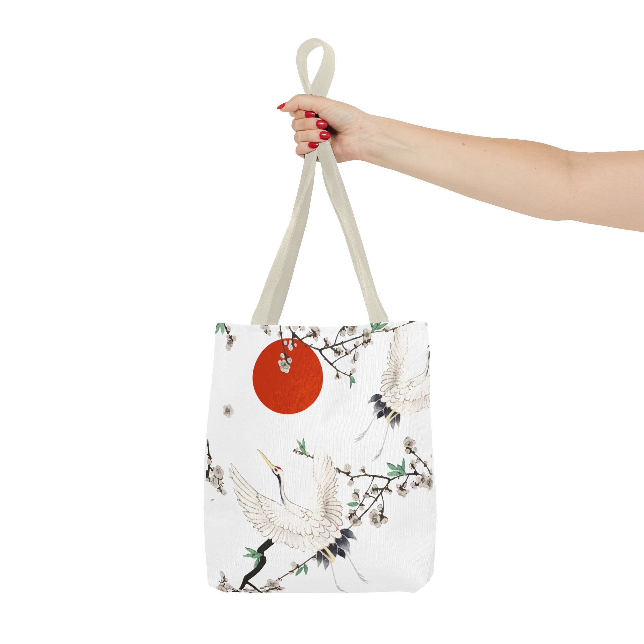 Dancing of the cranes-Tote Bag (AOP)