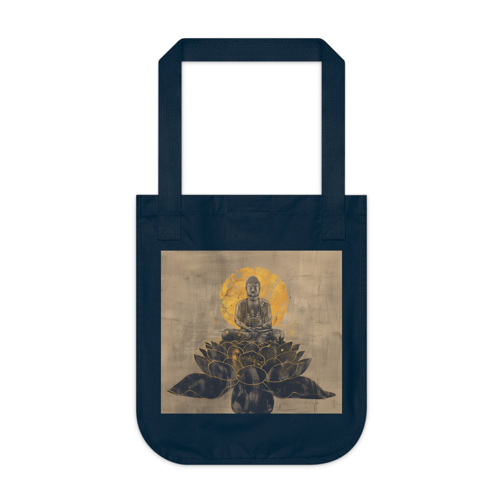 Awakened Lotus Organic Cotton Canvas Tote Bag