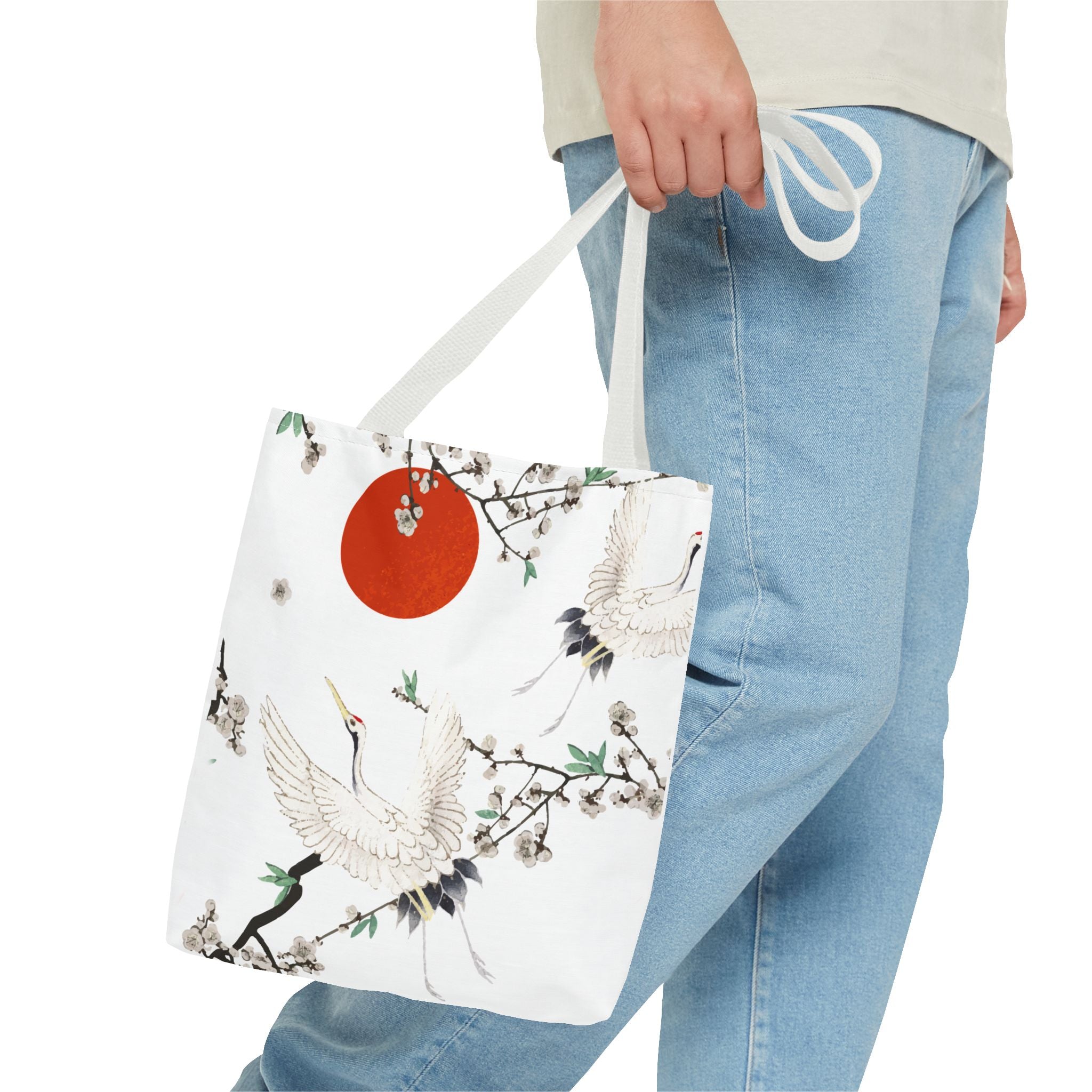 Dancing of the cranes-Tote Bag (AOP)