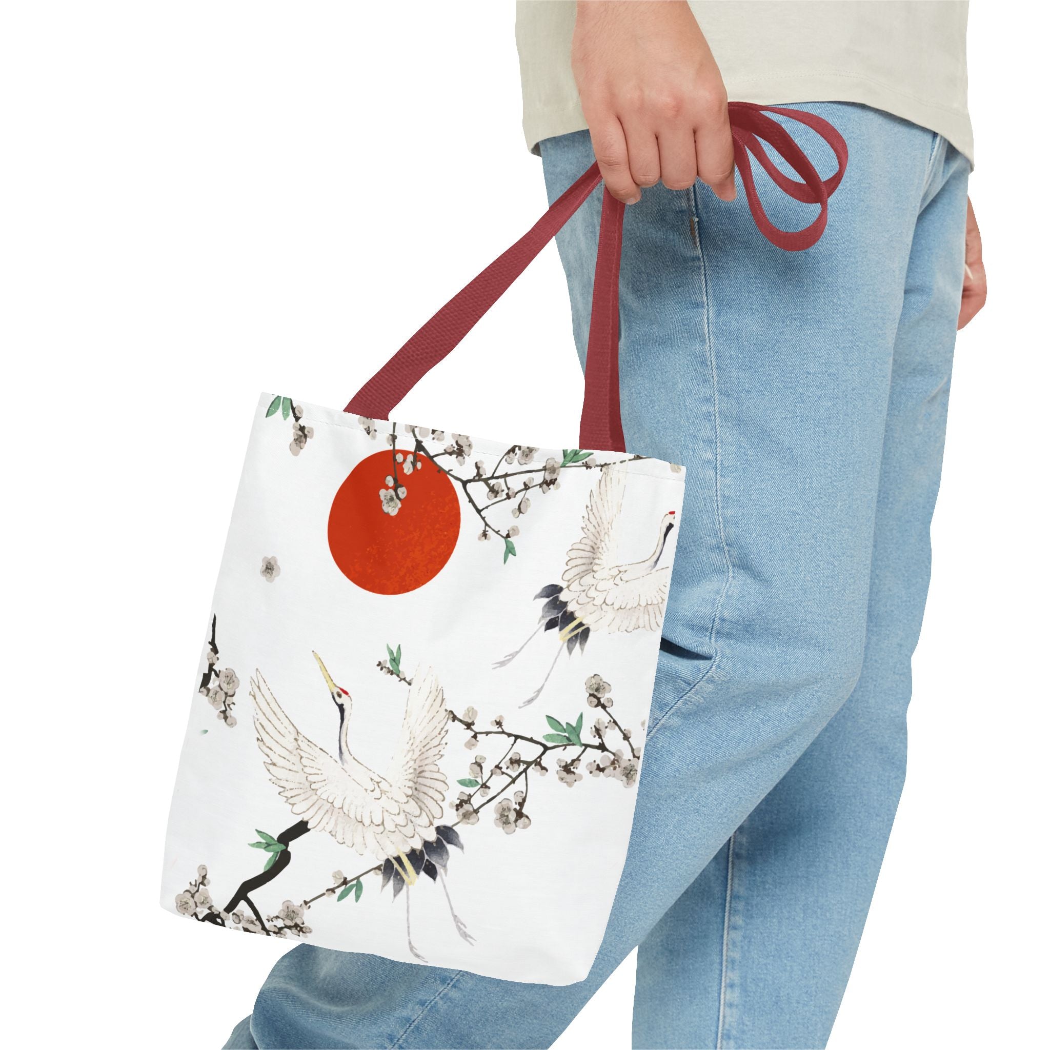 Dancing of the cranes-Tote Bag (AOP)
