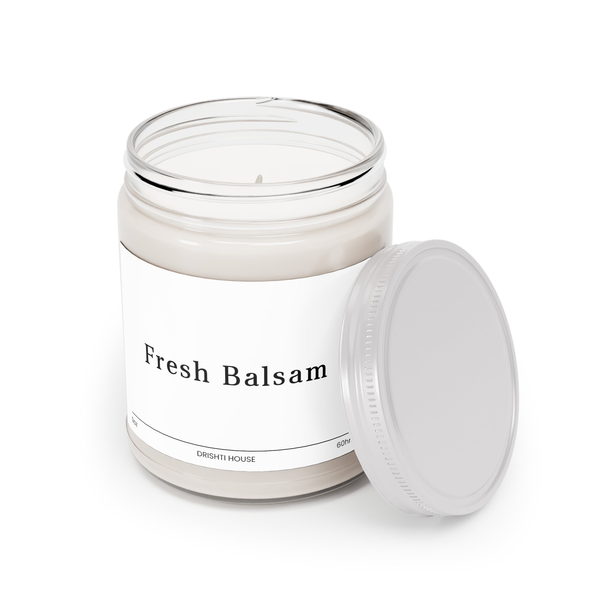 9oz Natural Scented Candles - Fresh Balsam Scent