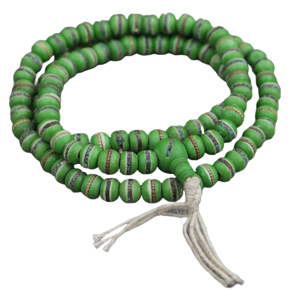 Goddess of Compassion Yak Bone Mala