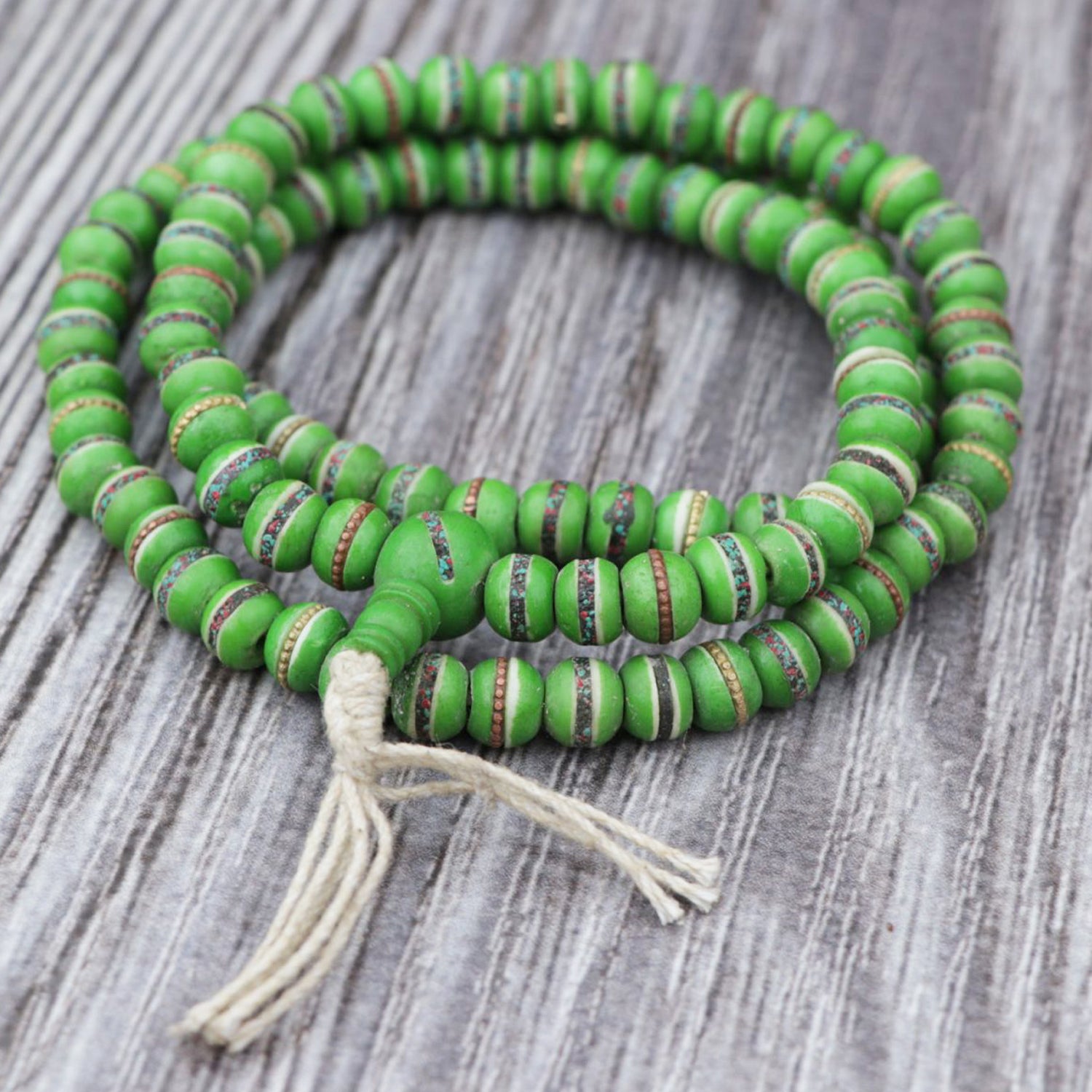 Sacred Heart Yak Bone Mala