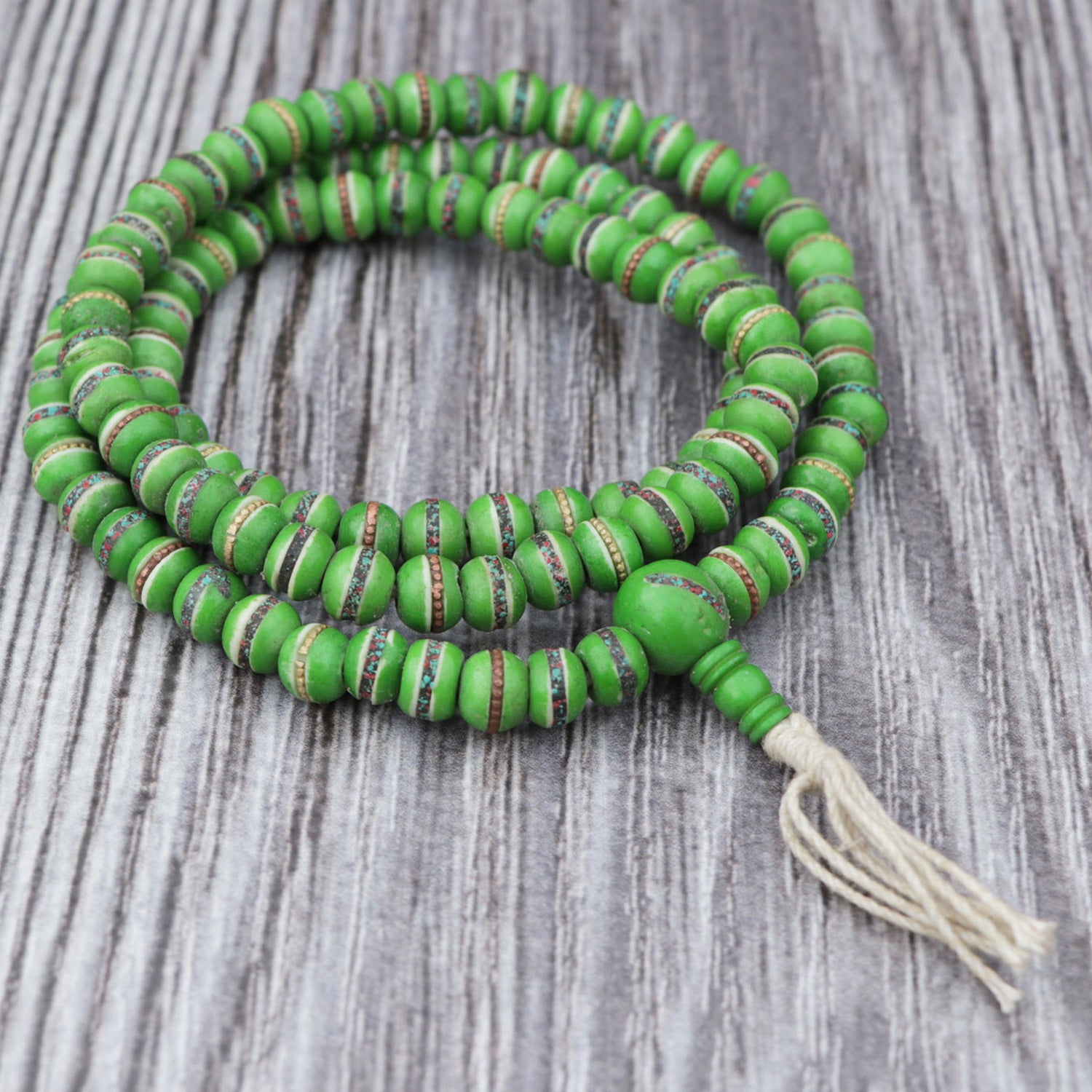Sacred Heart Yak Bone Mala