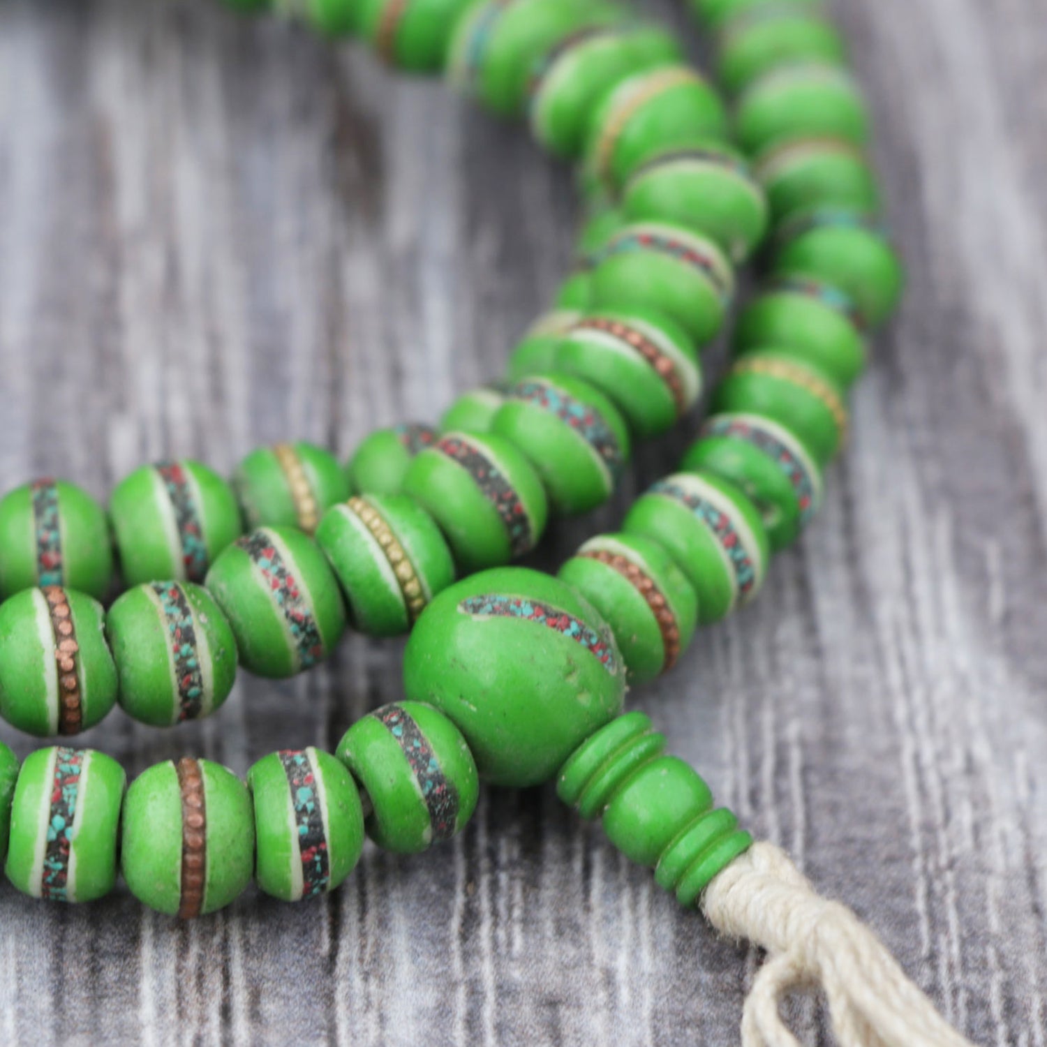 Sacred Heart Yak Bone Mala