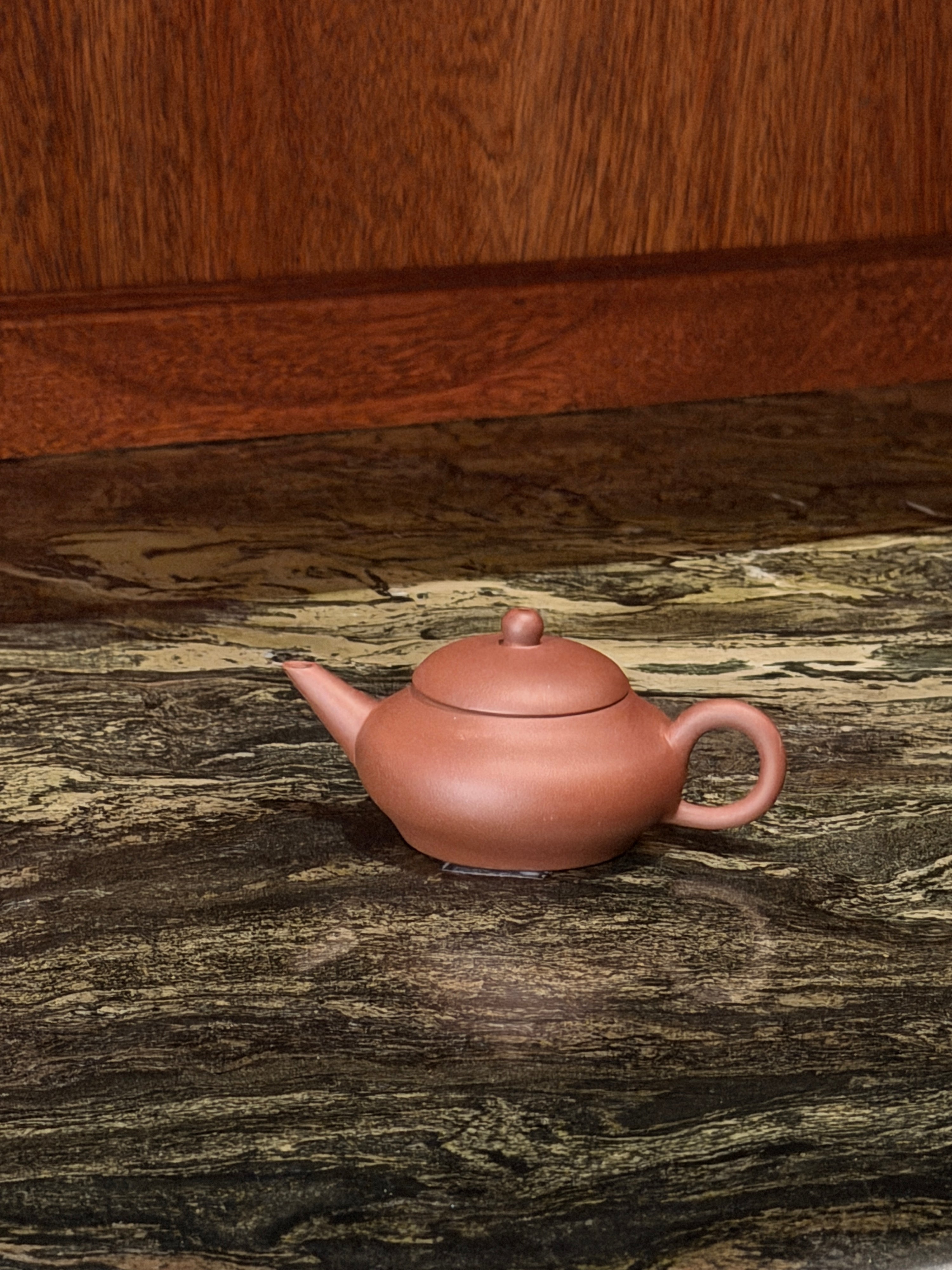 1980's Factory Fully Handmade Zisha Teapot 100ml