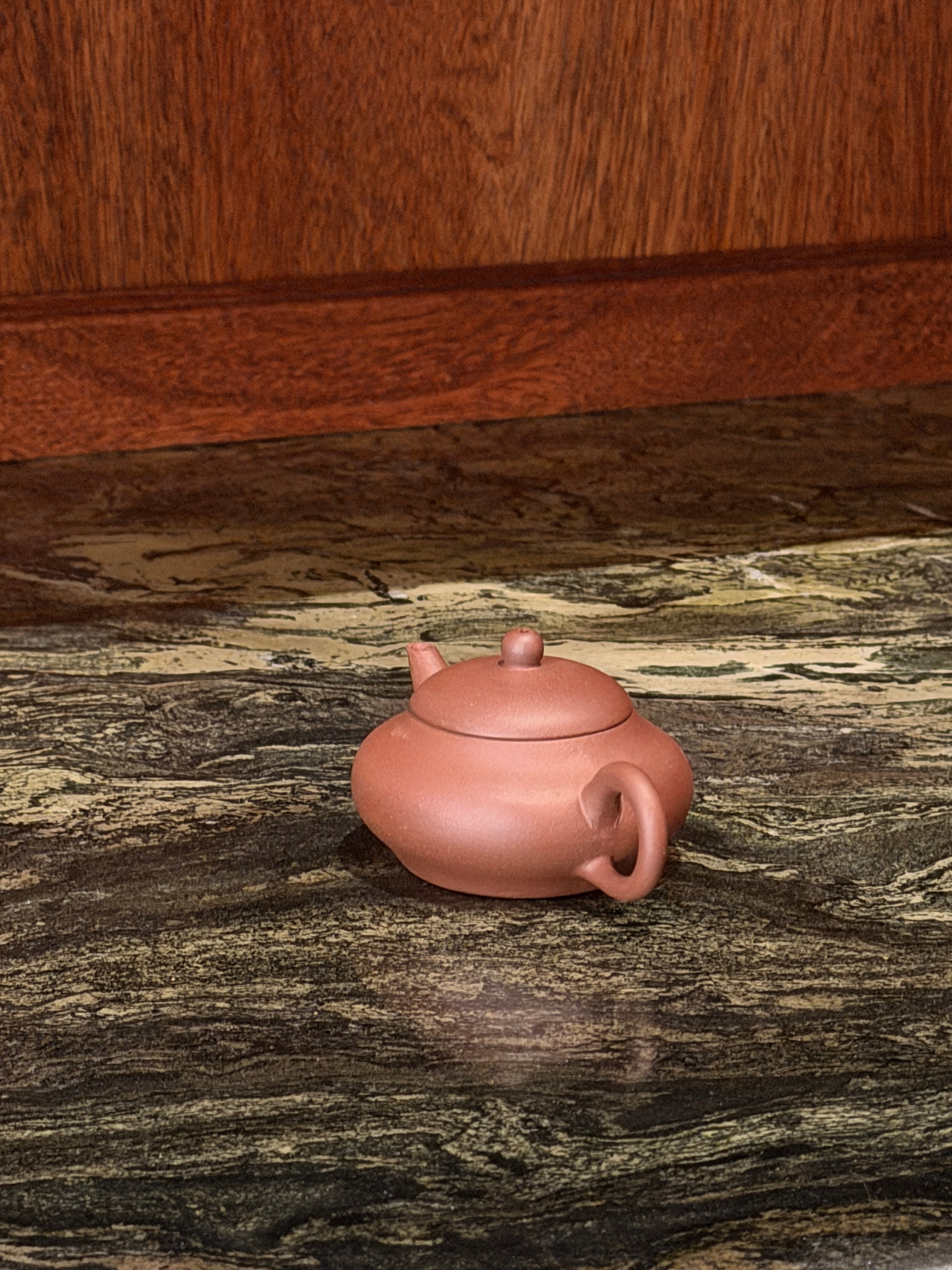 1980's Factory Fully Handmade Zisha Teapot 100ml