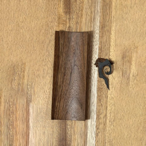 Textured Walnut Tea Scoop