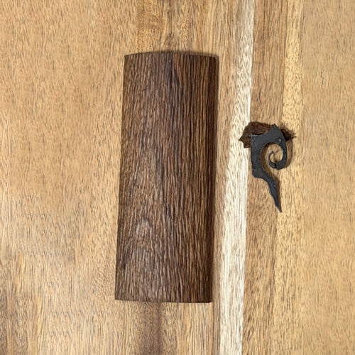 Textured Walnut Tea Scoop