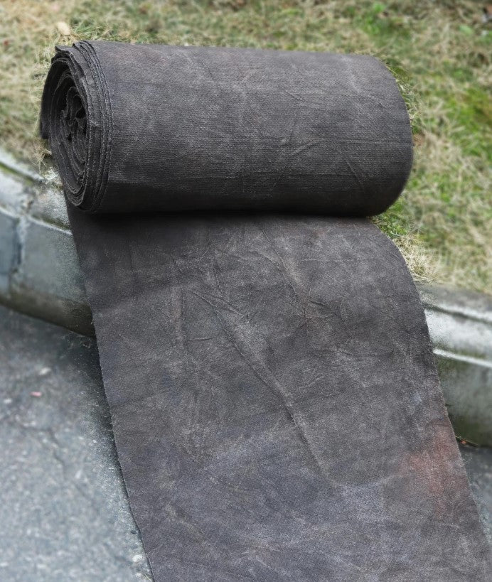 Charcoal Plant Dye Cotton Fabric (Sizing Options)