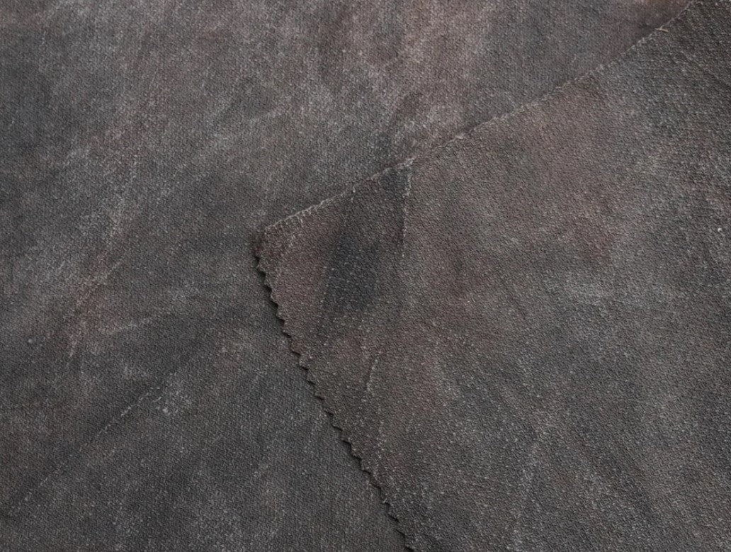 Charcoal Plant Dye Cotton Fabric (Sizing Options)